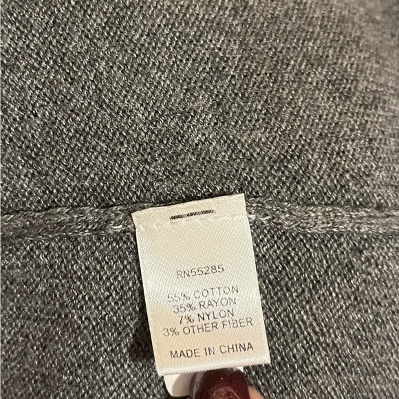 Express Deep V Grey Mini Dress, Wide Waist Band, size S - Picture 5 of 5